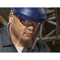 Ratchet Headgear with Polycarbonate Faceshield, Polycarbonate, Ratchet Suspension, Meets ANSI Z87+ SDA135 | Nassau Supply