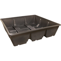 IBC Sump Bin, 385 US gal. Spill Capacity, 76" x 76" x 20" Nassau Supply