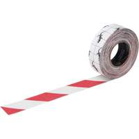 Ruban antid&eacute;rapant de premi&egrave;re qualit&eacute;, 2" x 60', Rouge & blanc Nassau Supply
