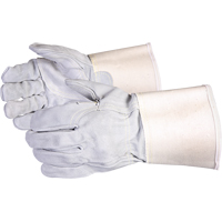Gants r&eacute;sistant &agrave; la coupure de qualit&eacute; sup&eacute;rieure pour ajusteur Endura , Moyen, Paume en Cuir de vache refendu Nassau Supply