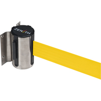 Barri&egrave;re &agrave; fixation murale, Acier, Fixation par vis, 7', Ruban Jaune Nassau Supply