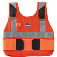 6215HV Phase Change Cooling Vests, Small/Medium, Orange Nassau Supply