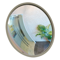 Convex Mirror with Bracket, Indoor/Outdoor, 12" Diameter SDP500 | Nassau Supply