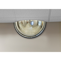 Miroir en dôme 180°, Demi-dôme, Dessus fermé, Diamètre 18" SDP524 | Nassau Supply