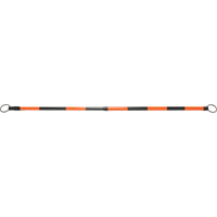 Retractable Cone Bar, 7' 5" Extended Length, Black/Orange SDP614 | Nassau Supply