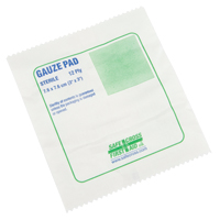 Gauze , Pad, 3" L x 3" W, Sterile, Medical Device Class 1 Nassau Supply