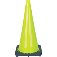 Premium Traffic Cone, 28", Lime Green SDS933 | Nassau Supply