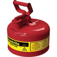 Safety Cans, Type I, Steel, 1 US gal., Red, FM Approved/UL/ULC Listed Nassau Supply