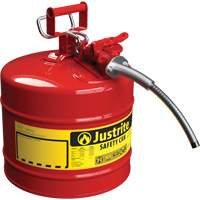 AccuFlow Safety Cans, Type II, Steel, 1 US gal., Red, FM Approved/UL/ULC Listed Nassau Supply