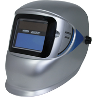 WH40 Variable ADF Welding Helmet, 3.77" L x 1.65" W View Area, 9 - 13 Shade Range, Silver Nassau Supply