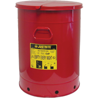 Hand Operated Oily Waste Can, FM Approved/UL Listed, 21 US gal., Red SEC006 | Nassau Supply