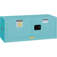 Armoire de s&eacute;curit&eacute; en acier inoxydable pour produits corrosifs/acides EX Piggyback Sure-Grip , 12 gal., 2 Porte(s), 43" La x 18" h x 18" p Nassau Supply