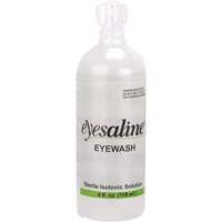 Saline Eyewash Bottles, Full Bottle, 4 oz. Nassau Supply
