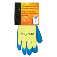 High Visibility Coated Gloves, 8, Rubber Latex Coating, 7 Gauge, Acrylic Shell Nassau Supply