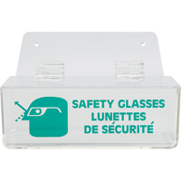Distributeur de lunettes de s&eacute;curit&eacute; avec couvercle Nassau Supply