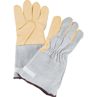 Gants de travail &agrave; ajustement d'usage standard, Grand, Paume en Cuir fleur de vache Nassau Supply