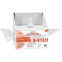 Disposable Lens Cleaning Station, Cardboard, 8" L x 4" D x 8" H SEE380 | Nassau Supply