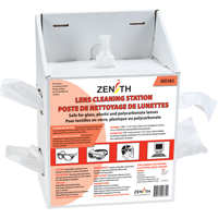 Disposable Lens Cleaning Station, Cardboard, 8" L x 5" D x 12-1/2" H SEE382 | Nassau Supply