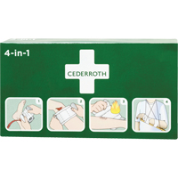 Coagulant 4-dans-1 cederroth, 9" lo x 5-1/2" la Nassau Supply