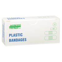 Bandages, Assorted, Plastic, Sterile Nassau Supply