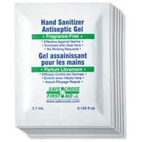 Hand Sanitizer Gel, 3.7 ml, Packet, 67.5% Alcohol SEE683 | Nassau Supply