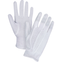 Parade/Waiter's Gloves, Cotton, Hemmed Cuff, Small Nassau Supply