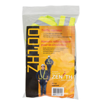 Standard-Duty Safety Harness, High Visibility Lime-Yellow, Silver Reflective Colour, Large Nassau Supply