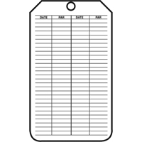 &eacute;tiquettes de s&eacute;curit&eacute; d'inspection et de contr&ocirc;le de l'&eacute;tat de l'&eacute;quipement, Papier cartonn&eacute;, 3-1/8" la x 5-7/8" h, Français Nassau Supply