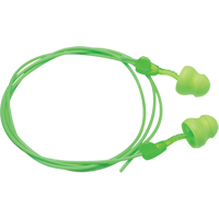 Bouchons d'oreilles en mousse Glide, Vrac - Boîte, Avec cordon Nassau Supply