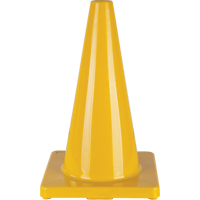 Coloured Traffic Cone, 18", Yellow SEH137 | Nassau Supply