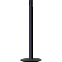 Syst&egrave;me Advance TensaBarrier - Poteau r&eacute;cepteur, Hauteur de 36", Noir Nassau Supply