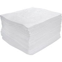 Meltblown Sorbent Pads, Oil Only, 15" x 17", 30 gal. Absorbancy SEH942 | Nassau Supply