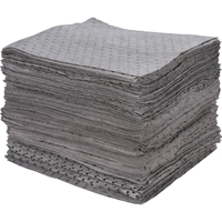 Premium Bonded Sorbent Pads, Universal, 15" x 17", 30 gal. Absorbancy Nassau Supply