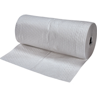 Premium Fine Fiber Sorbent Rolls, Mediumweight, 150' L x 30" W, 40 gal. Absorbancy Nassau Supply