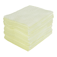 Premium Laminated (SMS) Sorbent Pads, Hazmat, 15" x 17", 30 gal. Absorbancy Nassau Supply