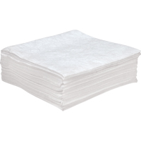 Premium Anti Static Sorbent Pads, Oil Only, 30" x 30", 55 Gal. Absorbancy Nassau Supply