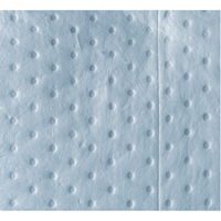Premium Blue Bonded Sorbent Pads, Oil Only, 15" x 18", 30 gal. Absorbancy Nassau Supply