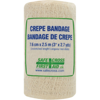 Crepe Roller Bandage, 97-1/5" L x 3" W, Class 1 Nassau Supply