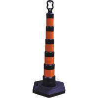 Grip N Go Trim Line Channelizers, 49" High, Black Nassau Supply