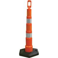 Grip N Go Trim Line Channelizers, 49" High, Orange Nassau Supply