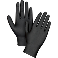 Heavyweight Tactile Grip Examination Gloves, X-Large, Nitrile, 8-mil, Powder-Free, Black SEK264 | Nassau Supply
