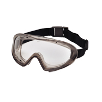 Capstone 500 Series Safety Goggles, Grey/Smoke Tint, Anti-Fog/Anti-Scratch, Elastic Band SEL258 | Nassau Supply