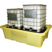Double IBC 4000i Without Drain, 750 US gal. Spill Capacity, 113" x 71" x 32" Nassau Supply
