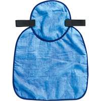 Tampon et voile pour le cou refroidissants pour casque de s&eacute;curit&eacute; Chill-Its 6717CT, Bleu Nassau Supply