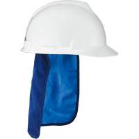 Tampon et voile pour le cou refroidissants pour casque de s&eacute;curit&eacute; Chill-Its 6717CT, Bleu Nassau Supply