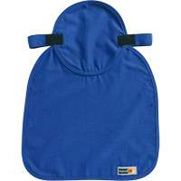 Tampon et voile pour le cou refroidissants et ignifug&eacute;s pour casque de s&eacute;curit&eacute; Chill-Its 6717FR, Bleu Nassau Supply