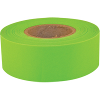 Ruban de signalisation Sub-Zero, 1,2" la x 150' lo, Lime fluorescent Nassau Supply