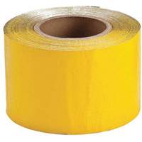 Ruban de marquage temporaire pour la chauss&eacute;e, 4" x 150', Vinyle, Jaune Nassau Supply
