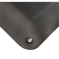 Tapis conducteur d'&eacute;lectricit&eacute; no 786, 2' la x 3' lo x 15/16" &eacute;p, PVC, Lisse, Noir Nassau Supply