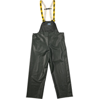 Journeyman Chemical Resistant Rain Bib Pants, 3X-Large, Green, Polyester/PVC SFI884 | Nassau Supply